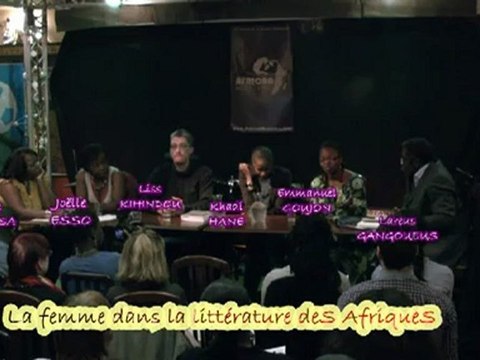 Palabres autour des arts - 20 Mai 2012 - La femme dans les littératures des AfriqueS