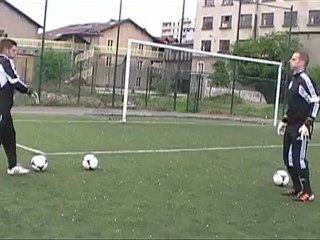 echauffement 2 gardien de but football goalkeeper training