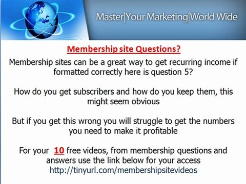 membership sites questions and answers