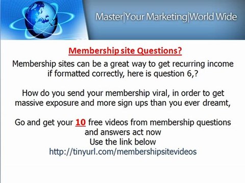 membership sites questions and answers