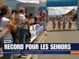 Présentation du reportage sur le record du monde des 1000 km dans le sommaire du JT