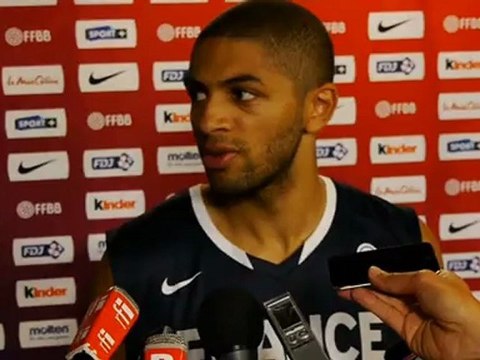 Réaction Nicolas Batum, France-Espagne, Paris- 15 juillet