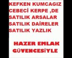 KERPE,DE SATILIK ARSA HAZER EMLAK TEL: 0546 851 6657