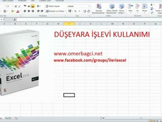 Ömer BAĞCI- İleri Excel - Düşeyara İşlevi