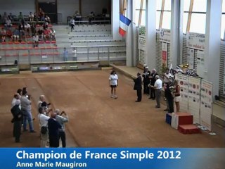 Podium France Simple 2012 Elite H et F