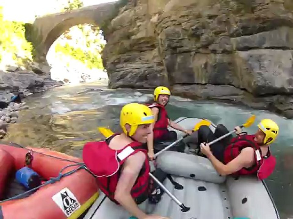 Rafting dans la tinée