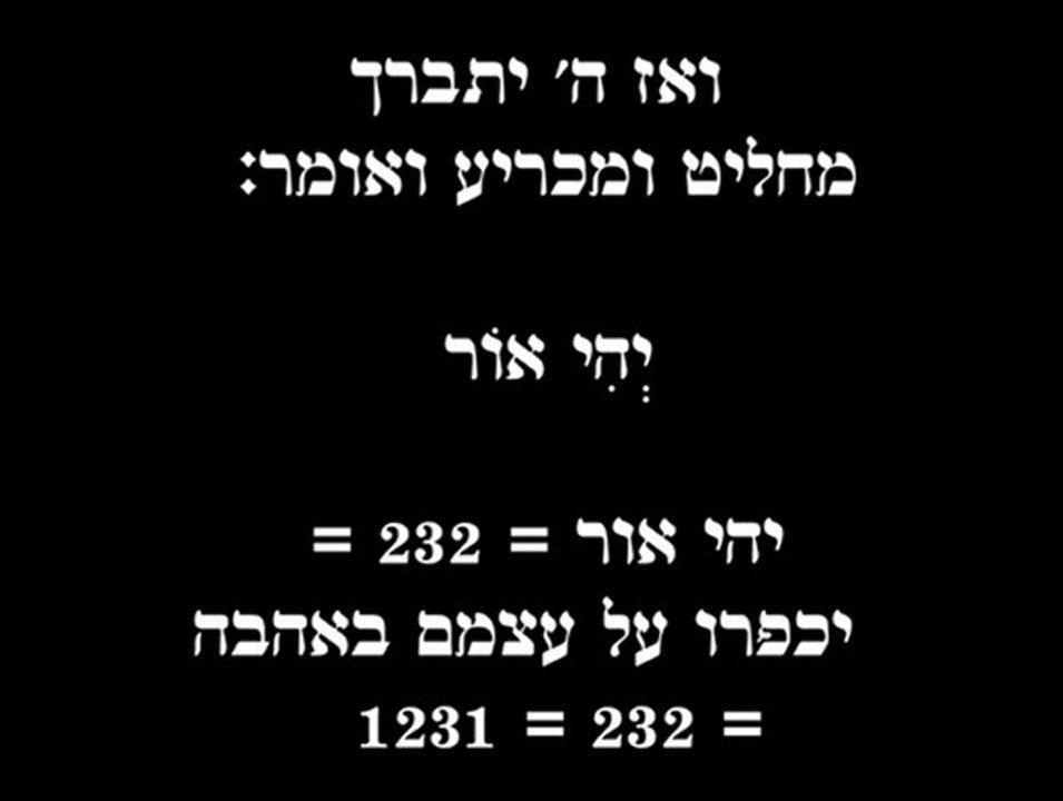 תגובת ה' לטענות הנוצרים