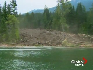 Coulée de boue en Colombie Britannique
