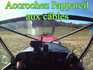 Arrivée sur Cipières en Zenair CH 701