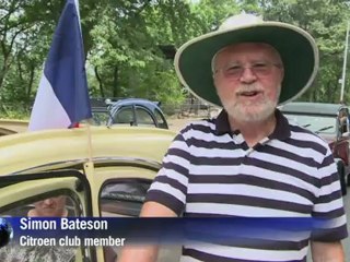 Legendary Citroen 2CVs hit New York streets