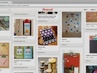Inspired by Pinterest: Creating with Clipboards
