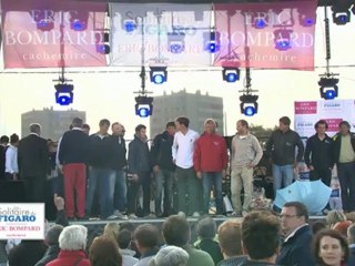 La Solitaire du Figaro Eric Bompard Cachemire 15/07/12 : Remise des prix