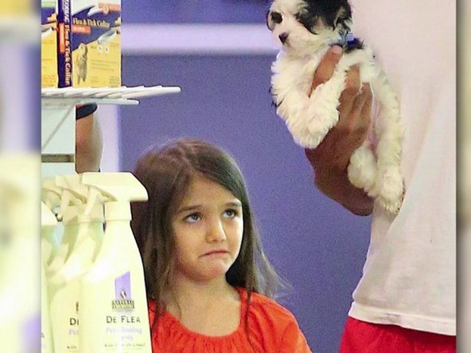Suri Cruise Cries as Katie Holmes Says No to Puppy