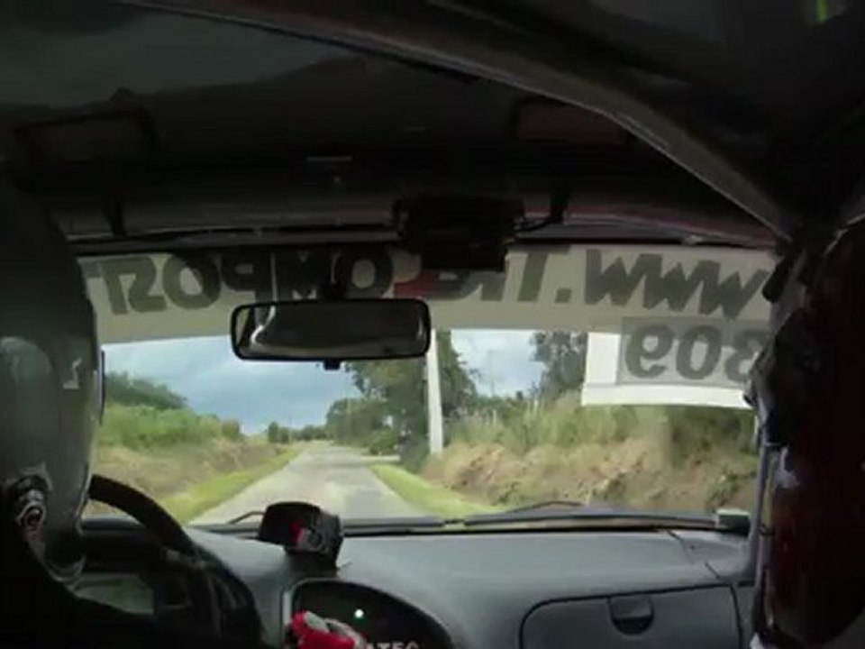 Florian cordillot et Ronan Choucroun rallye du mans 2012 ES4