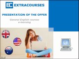 Presentation of the language platform of EXTRACOURSES - English courses through elearning
