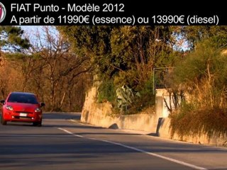 Fiat Punto - Fiche technique France