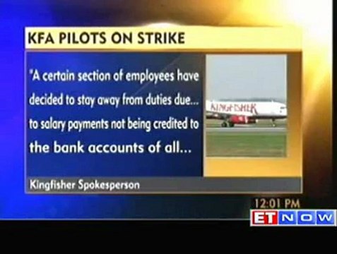 Kingfisher pilots on strike; several flights cancelled