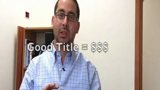 Video Marketing - How to Choose an Awesome Title