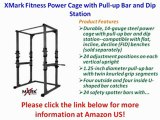 XMark Fitness Power Cage with Pull-up Bar and Dip Station