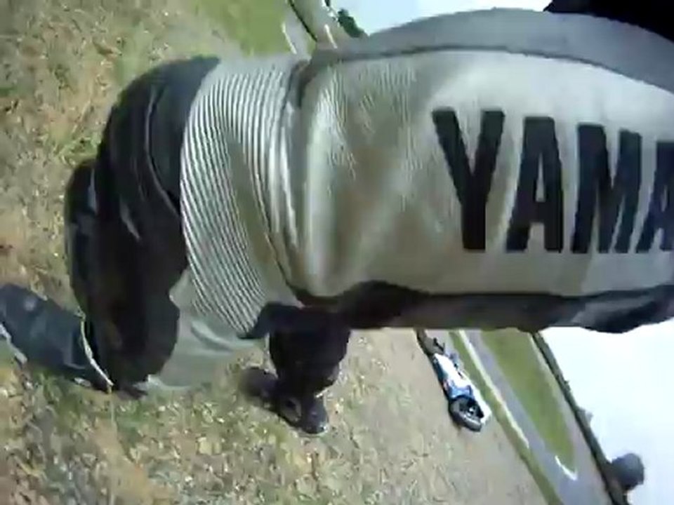 Pau en R6 avec Pipoff et Maxime - 5 ème série - Chute