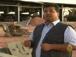الثوار يجدون انواع من الأسلحة في سبها