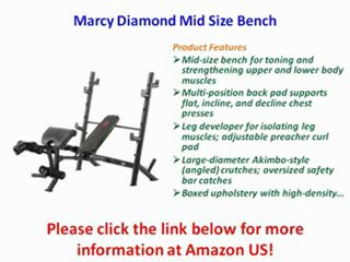 For Sale Marcy Diamond Mid Size Bench Video Dailymotion