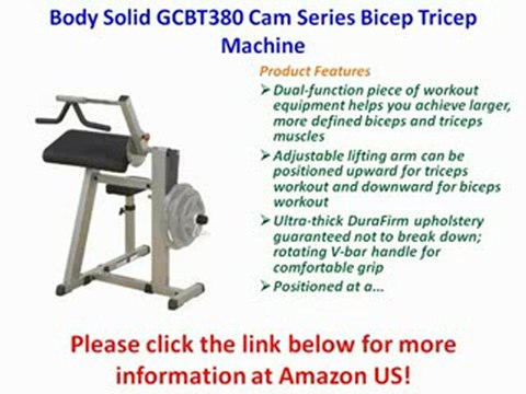 [REVIEW] Body Solid GCBT380 Cam Series Bicep Tricep Machine