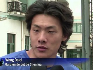 Premier entraînement de Didier Drogba à Shanghai