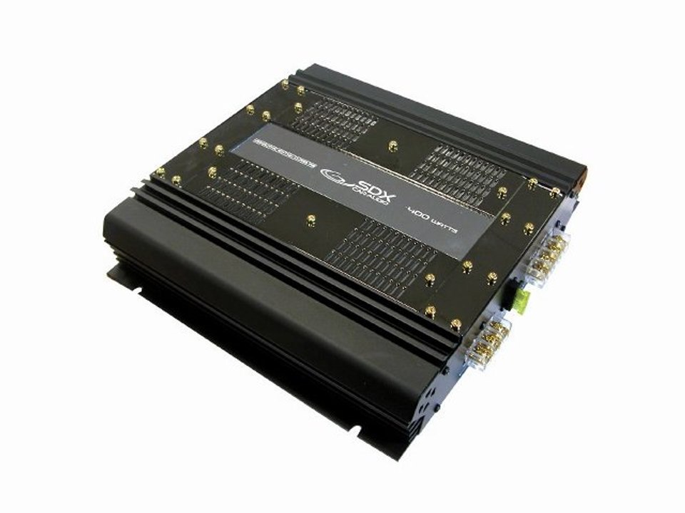 Amplificateur 2 canaux 400W mosfet HPF/LPF connection or : Sdx car audio