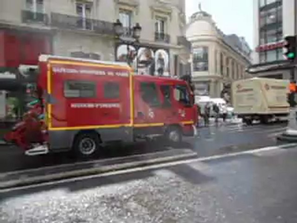 Premier secours 4G  BSPP rue de Rivoli 15 05 2012 VERS 15H