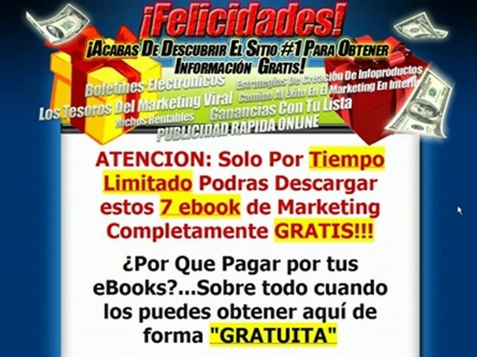 LIBROS GRATIS PARA DESCARGAR | Regalo 7 libros gratis para descargar.