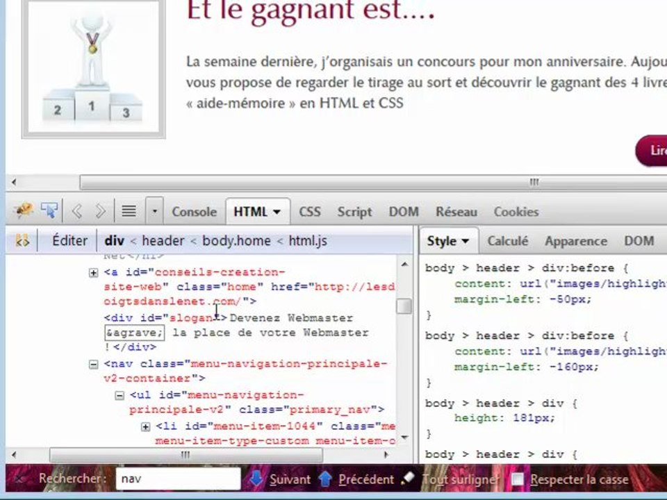 Ajouter un menu sur un thème Wordpres