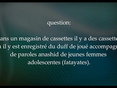 Cassettes de chants et duff - cheikh al Fawzan