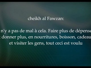 S'offrir des cadeaux durant les fêtes - cheikh al Fawzan