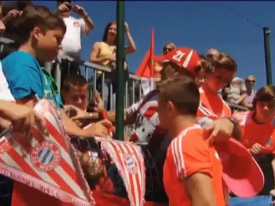 Bayern am Gardasee: Schwitzen für den Erfolg