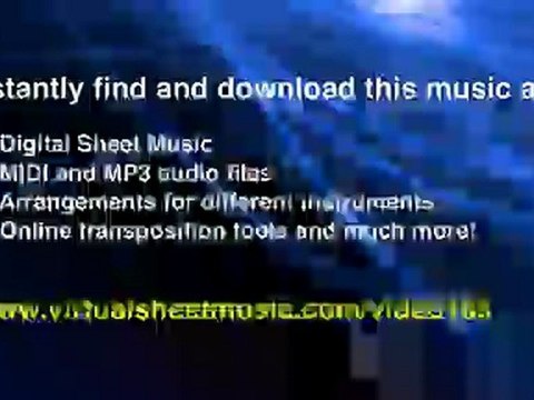 Johann Pachelbel's, Canon in D Trumpet and Piano sheet music - Video Score