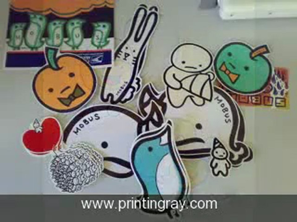 Dedicated Vinyl Stickers Printing by PrintingRay.com