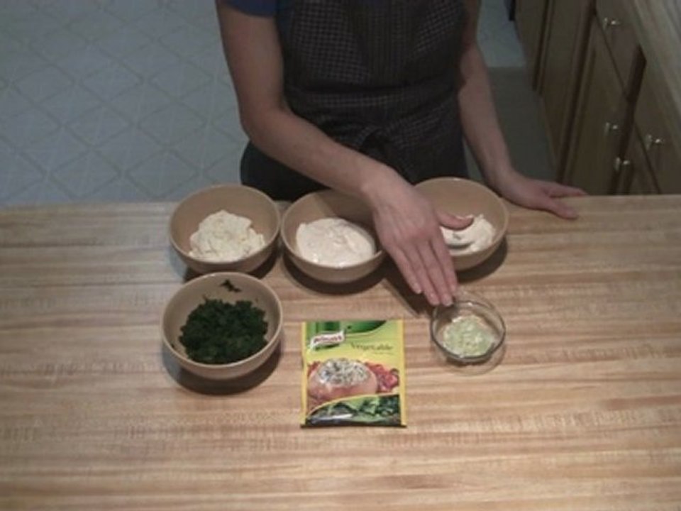 Spinach Dip part 1