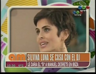 Silvina Luna se va a vivir con su novio