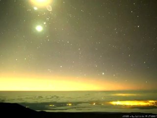 Видео с телескопа на Гаваях. 14 июля 2012г