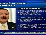 Roberto Henríquez, nuevo ministro de la presidencia panameño