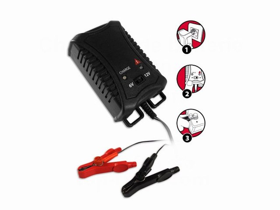 Chargeur de batterie 6/12V 750mA : Motofisrt