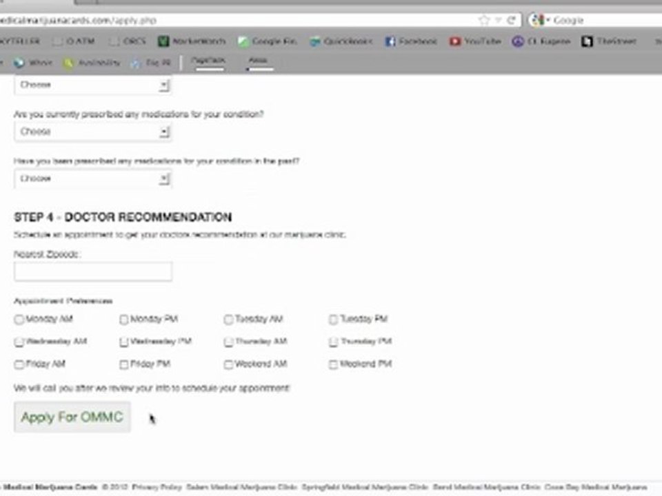 Redmond, Oregon Medical Marijuana Clinic | Apply Online