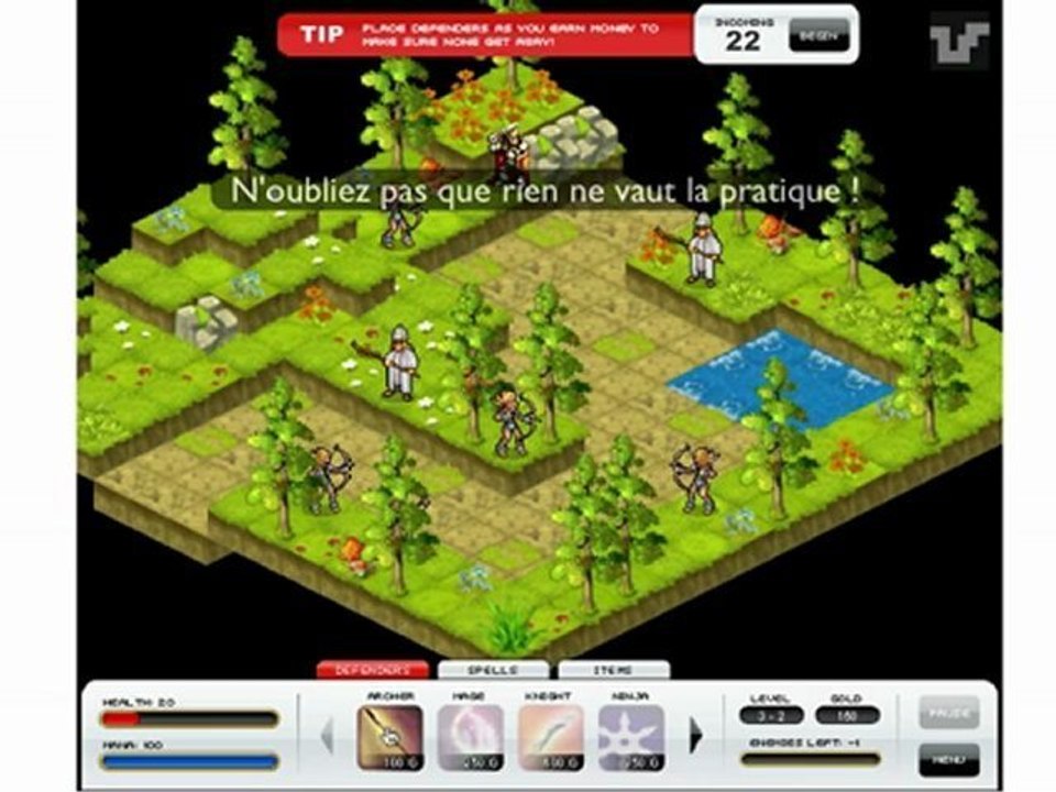 Tutoriel "Ultimate Defense 2" sur TdKingdom