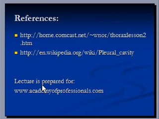 Chest and Pleura, Pleural cavity