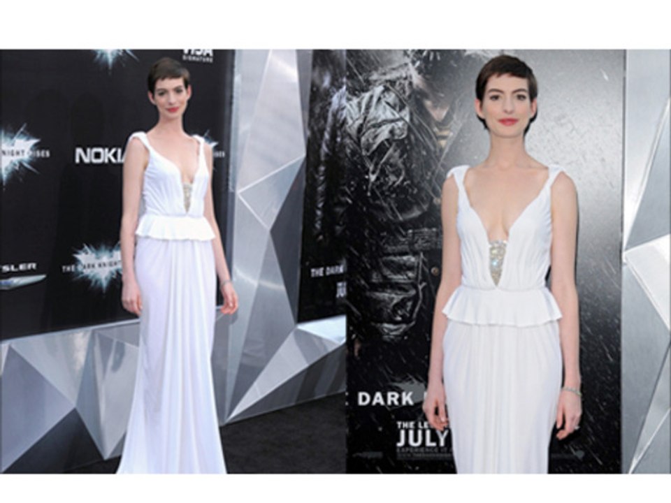 Anne Hathaway Sizzles at 'The Dark Knight Rises...