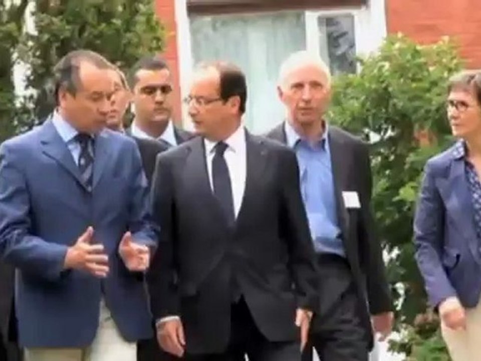 Hollande besucht Frankreichs Olympioniken