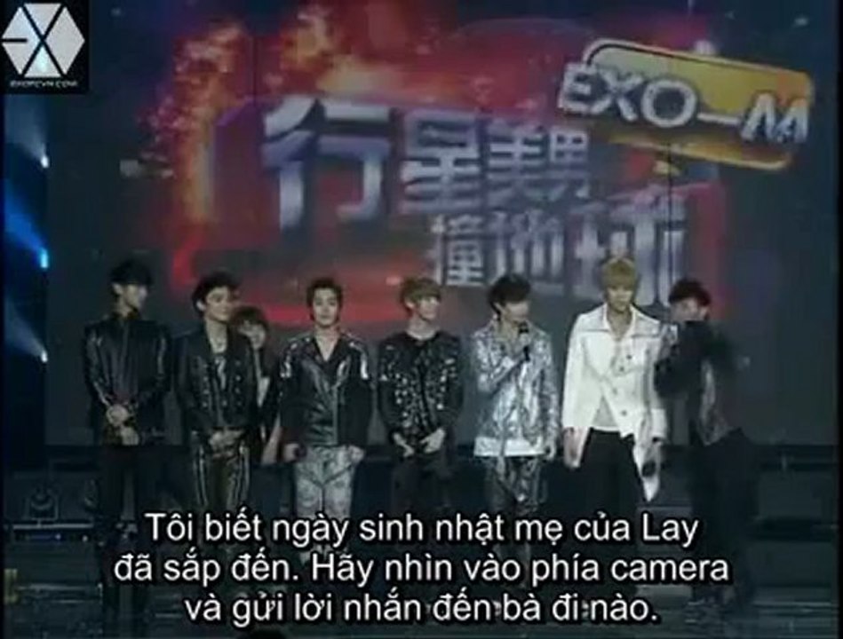 [EXOFCVN] EXO-M Lay birthday message to his mom