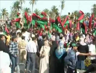 ردود فعل الشارع الليبي على مقتل القذافي