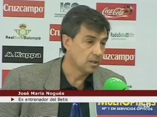 Nogués halba de espina clavada por el descenso del Betis